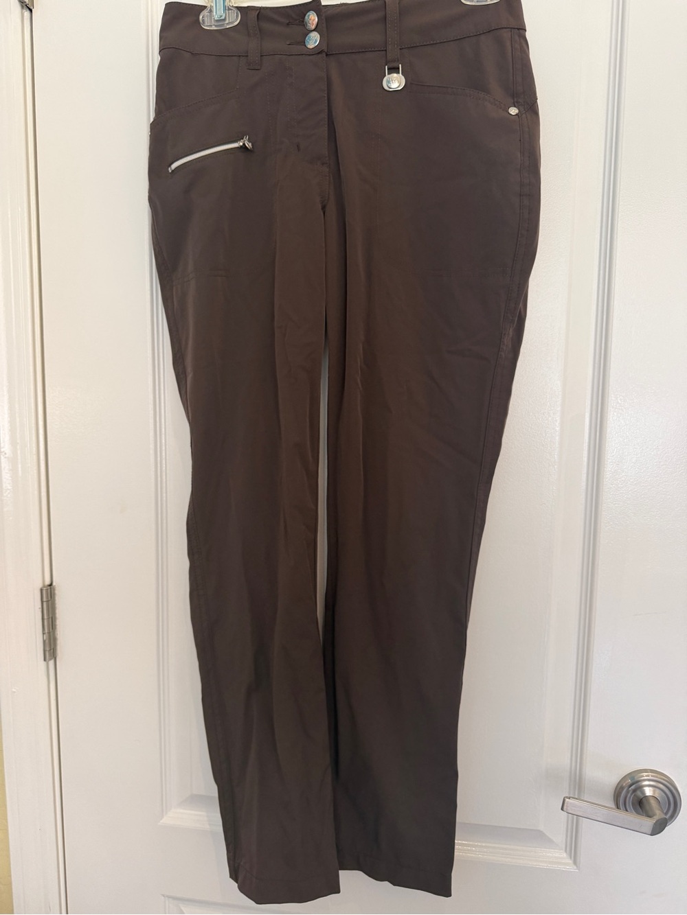 Daily Sports XDS Brown Straight Leg Golf Pants Women’s Size 2